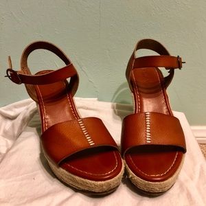 Roxy Elena Wedge Espadrille Wedge Sandals Size 8.5